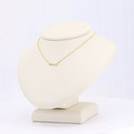 Load image into Gallery viewer, Cursive Mrs Necklace in Yellow Gold, 16 inch - Kizer Cummings Jewelers