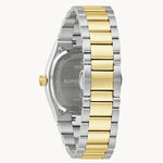 Load image into Gallery viewer, Bulova Super Seville- Black Square Face w/Two-Tone Metal Features and Band