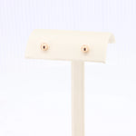 Load image into Gallery viewer, Ball Stud Earrings in 14K Rose Gold, 5mm - Kizer Cummings Jewelers