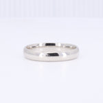 Load image into Gallery viewer, Polished silver wedding band, smooth rounded edges, classic design, made of durable metal, size available on request.