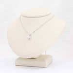 Load image into Gallery viewer, Lab Grown Diamond Solitaire Pendant, 0.52ct in 14K White Gold, 18 inch Chain - Kizer Cummings Jewelers