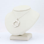 Load image into Gallery viewer, Floral Wreath Necklace in Sterling Silver, 18 inch - Kizer Cummings Jewelers