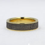Load image into Gallery viewer, Sirius Meteorite Ring with 18K Yellow Gold
