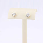 Load image into Gallery viewer, Lab Grown Diamond Stud Earrings, 3.18cttw in 14K Yellow Gold - Kizer Cummings Jewelers