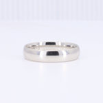 Load image into Gallery viewer, Men's polished 14K white gold band ring, sleek design, 6mm width, versatile for everyday wear or special occasions.