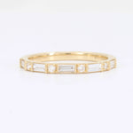 Load image into Gallery viewer, Baguette & Round Diamond Band, 0.33cttw in 14K Yellow Gold - Kizer Cummings Jewelers