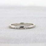 Load image into Gallery viewer, Spaced Diamond Band in White Gold
