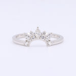 Load image into Gallery viewer, Diamond Nesting Band in White Gold