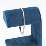 Load image into Gallery viewer, Lab-Grown Diamond Tennis Bracelet, 2.98cttw in 14K White Gold, 7 inches