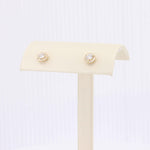 Load image into Gallery viewer, Diamond Halo Stud Earrings, 0.45cttw in 14K Yellow Gold - Kizer Cummings Jewelers