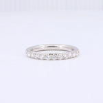 Load image into Gallery viewer, Diamond Wedding Band, 0.49cttw in 14K White Gold - Kizer Cummings Jewelers