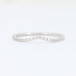 Load image into Gallery viewer, Shallow V Diamond Band, 0.13cttw in 14K White Gold - Kizer Cummings Jewelers