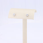 Load image into Gallery viewer, 0.70cttw Diamond Stud Earrings