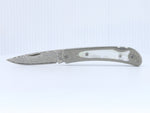 Load image into Gallery viewer, 3" Lockback Knife- Full Damascus Steel Knife w/Mother of Pearl inlay
