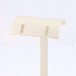 Load image into Gallery viewer, Diamond Bar Stud Earring in Yellow Gold