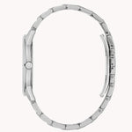 Load image into Gallery viewer, Silver stainless steel octagonal watch with a sleek bracelet design and minimalist style.