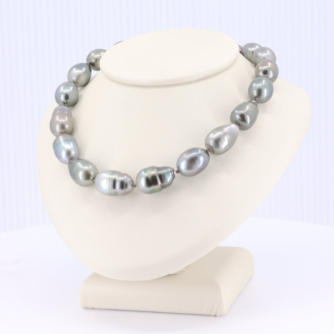 Tahitian Baroque Pearls on a strand with a 14KW clasp