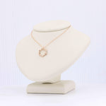 Load image into Gallery viewer, Flower Pendant, 0.02ct Diamond Accent in 14K Rose Gold, 18 inch Chain - Kizer Cummings Jewelers