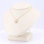 Load image into Gallery viewer, Diamond Quatrefoil Pendant, 0.72cttw in 14K Yellow Gold, 18 inch Chain - Kizer Cummings Jewelers