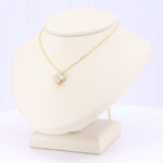 Load image into Gallery viewer, Gold butterfly pendant necklace with sparkling crystals on a delicate chain, perfect for elegant occasions.