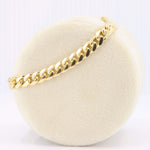 Load image into Gallery viewer, Gold stainless steel chain bracelet, sleek design with polished links, perfect for casual or formal wear.