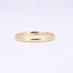 Load image into Gallery viewer, Simple Rounded Band in Yellow Gold - 2mm