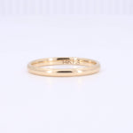 Load image into Gallery viewer, 14K yellow gold minimalist band ring, sleek polished design for everyday elegance.
