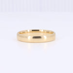 Load image into Gallery viewer, Stunning polished gold wedding band, sleek design, made from durable 14K yellow gold. Perfect for timeless elegance.