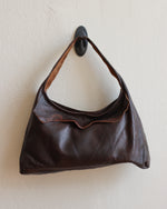 Load image into Gallery viewer, Fairy-Core Brown Leather Bag with Magnetic Clasp