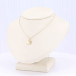 Load image into Gallery viewer, Envelope Pendant in 14K Yellow Gold, 18 inch Sterling Silver Chain - Kizer Cummings Jewelers