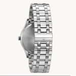 Load image into Gallery viewer, Bulova Classic- Dark Grey Round Face w/ White Metal Features and Band