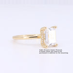 Load image into Gallery viewer, SEMI-MOUNT Hidden Halo Diamond Engagement Ring in Yellow Gold