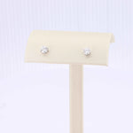Load image into Gallery viewer, Diamond Stud Earrings, 0.54cttw in 14K White Gold - Kizer Cummings Jewelers