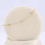 Load image into Gallery viewer, Bezel-Set Diamond Stations Chain Bracelet