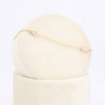 Load image into Gallery viewer, Lab-Grown Mixed Cut Diamond 3-Station Bracelet in Yellow Gold 6.5"-7.5"