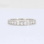 Load image into Gallery viewer, Channel Diamond Band, 0.50cttw in 14K White Gold - Kizer Cummings Jewelers