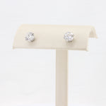 Load image into Gallery viewer, Lab Grown Diamond Stud Earrings, 2.00cttw in 14K White Gold