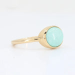 Load image into Gallery viewer, Turquoise Ring, 2.20ct Turquoise in 14K Yellow Gold - Kizer Cummings Jewelers