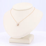 Load image into Gallery viewer, Diamond Quatrefoil Pendant, 0.25cttw in 14K Rose Gold, 18 inch Chain - Kizer Cummings Jewelers