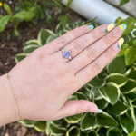 Load image into Gallery viewer, Lilac Sweetheart Sapphire Ring in White Gold