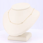 Load image into Gallery viewer, Delicate gold chain necklace with sparkling beads, perfect for layering or everyday wear.
