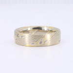 Load image into Gallery viewer, Mokume Gane Band in Mixed Metals