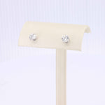 Load image into Gallery viewer, Diamond Stud Earrings, 1.42cttw H I SI2 in 14K White Gold