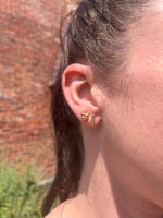 Load image into Gallery viewer, Knot Stud Earrings in Yellow Gold