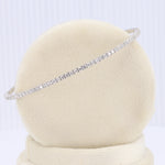 Load image into Gallery viewer, Flexible Bangle Diamond Bracelet in White Gold