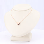 Load image into Gallery viewer, Puffy Heart Diamond Pendant in Rose Gold