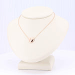 Load image into Gallery viewer, Diamond Heart Pendant, 0.03ct in 14K Rose Gold, 18 inch Chain - Kizer Cummings Jewelers