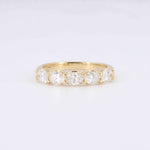Load image into Gallery viewer, East West Set Oval Diamond Band, 1.00cttw in 14K Yellow Gold - Kizer Cummings Jewelers