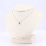 Load image into Gallery viewer, Diamond Quatrefoil Pendant, 0.13cttw in 14K Rose Gold, 18 inch Chain - Kizer Cummings Jewelers