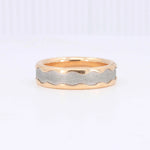 Load image into Gallery viewer, Meteorite Ring, Arcturus Pattern in 14K Rose Gold - Kizer Cummings Jewelers